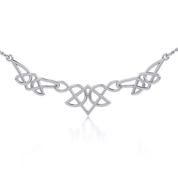 Celtic Knotwork Silver Necklace TN003 - Jewelry
